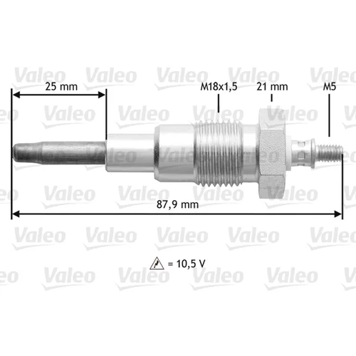 Žeraviaca sviečka VALEO 345167
