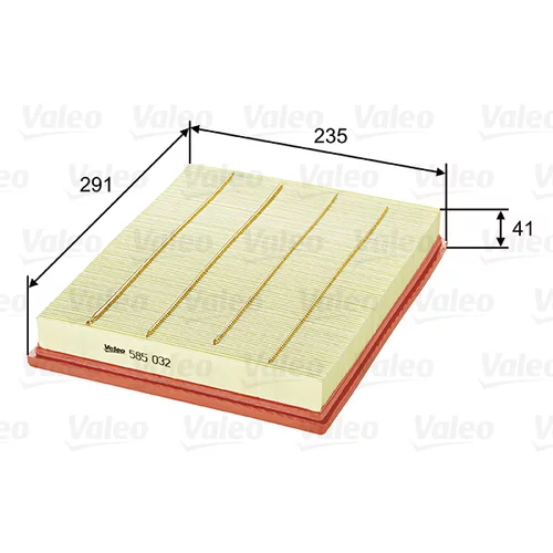 Vzduchový filter VALEO 585032