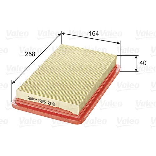 Vzduchový filter 585202 /VALEO/