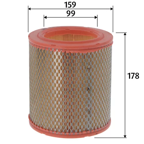 Vzduchový filter VALEO 585810