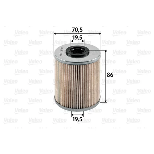 Palivový filter VALEO 587917