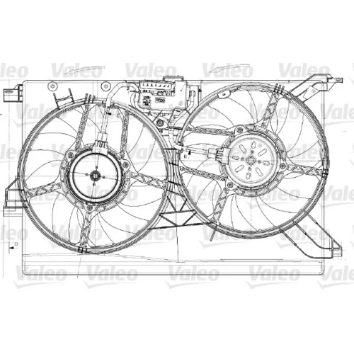 Ventilátor chladenia motora VALEO 696022