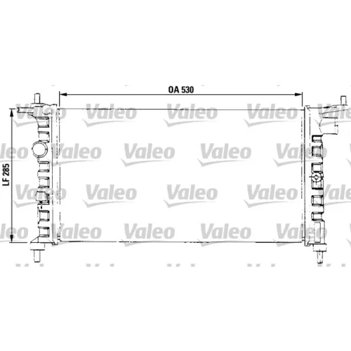 Chladič motora VALEO 731013