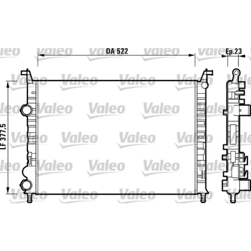 Chladič motora VALEO 732948