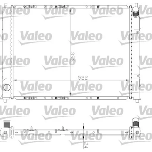 Chladič motora VALEO 734354