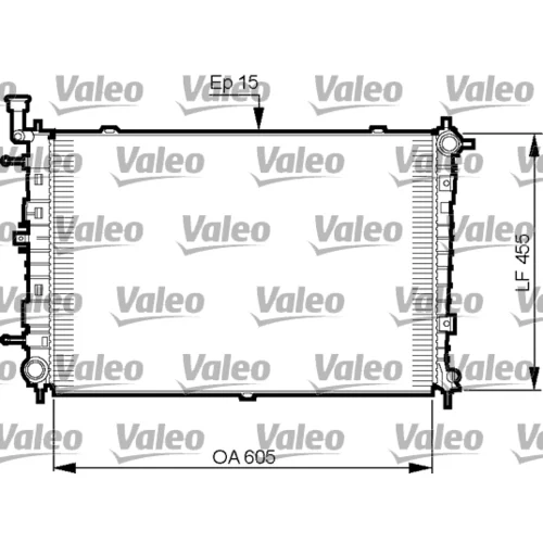 Chladič motora VALEO 735516