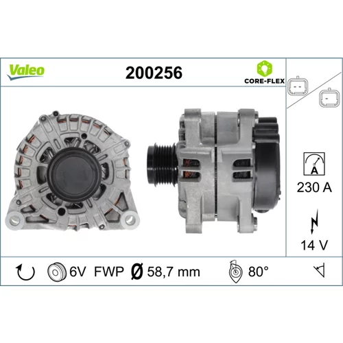 Alternátor VALEO 200256