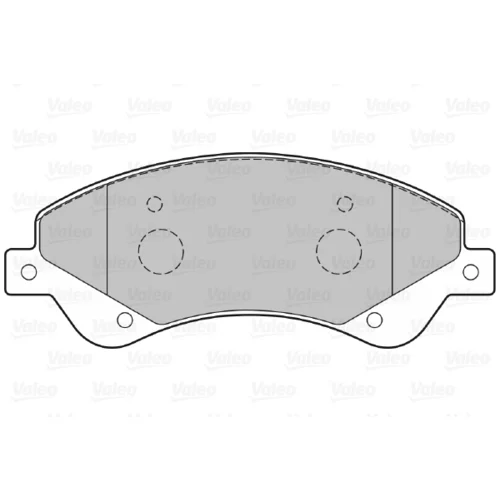 Sada brzdových platničiek kotúčovej brzdy VALEO 301818 - obr. 1