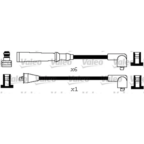 Sada zapaľovacích káblov VALEO 346588
