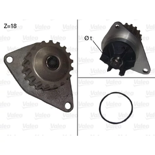 Vodné čerpadlo, chladenie motora VALEO 506721