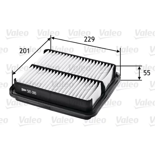 Vzduchový filter VALEO 585086