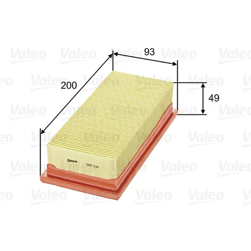 Vzduchový filter VALEO 585131