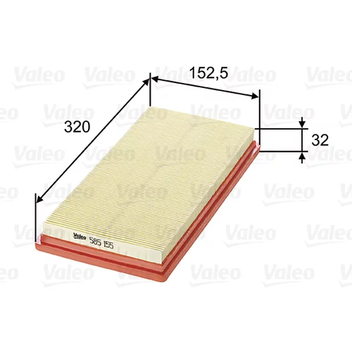 Vzduchový filter VALEO 585155