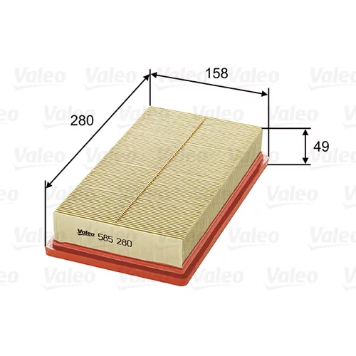 Vzduchový filter VALEO 585280