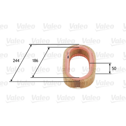 Vzduchový filter VALEO 585616