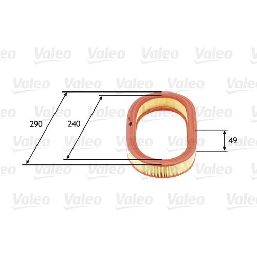 Vzduchový filter VALEO 585640