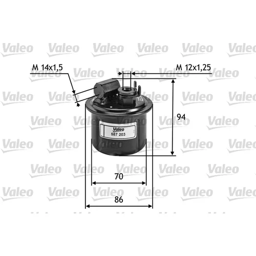 Palivový filter VALEO 587203