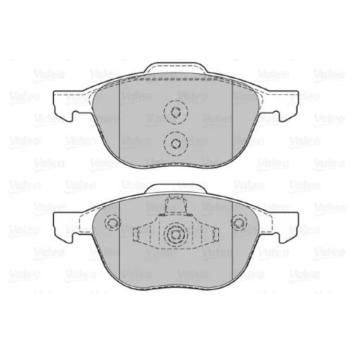 Sada brzdových platničiek kotúčovej brzdy VALEO 601367 - obr. 1