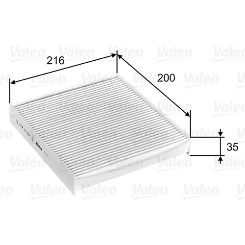 Filter vnútorného priestoru VALEO 715746