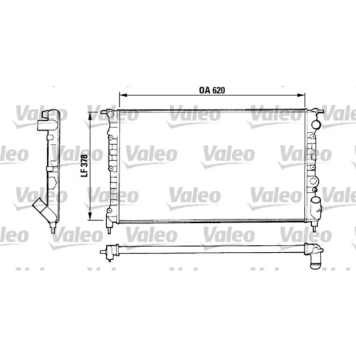 Chladič motora VALEO 816552
