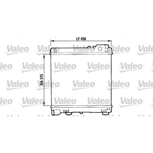 Chladič motora VALEO 819369