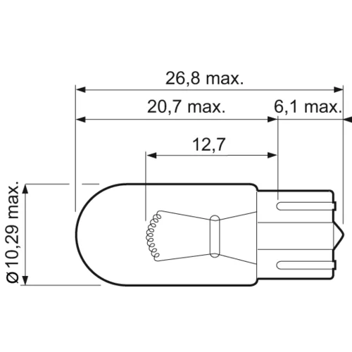 Žiarovka pre smerové svetlo VALEO 032211 - obr. 1