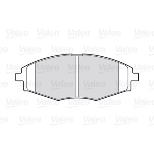 Sada brzdových platničiek kotúčovej brzdy VALEO 301316 - obr. 1