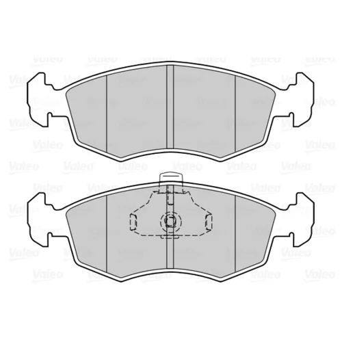 Sada brzdových platničiek kotúčovej brzdy VALEO 302023 - obr. 1