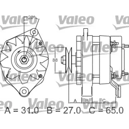 Alternátor VALEO 436360 - obr. 4