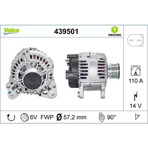 Alternátor VALEO 439501