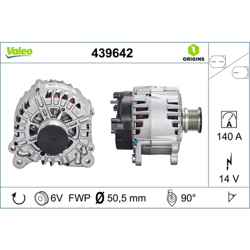 Alternátor VALEO 439642