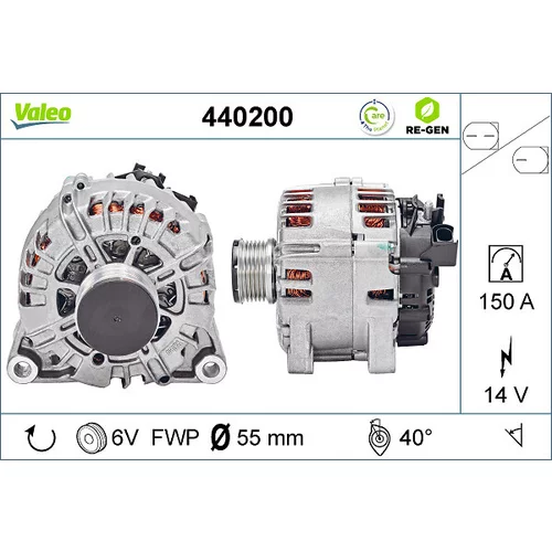 Alternátor VALEO 440200