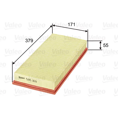 Vzduchový filter VALEO 585109