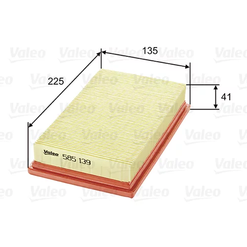 Vzduchový filter VALEO 585139