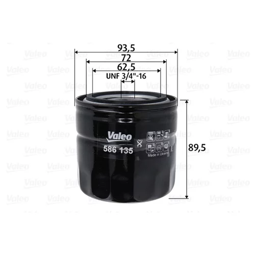 Olejový filter 586135 /VALEO/