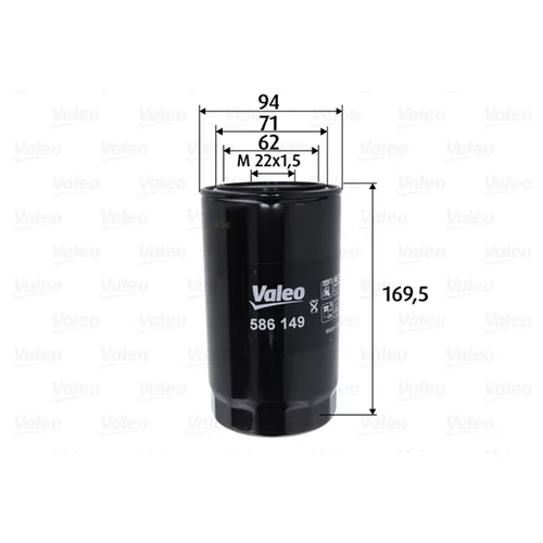 Olejový filter VALEO 586149