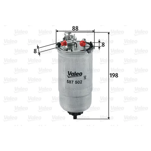 Palivový filter 587502 /VALEO/