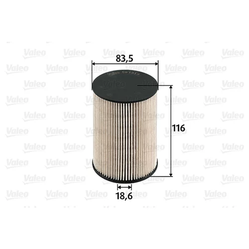 Palivový filter VALEO 587919