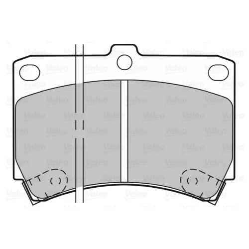 Sada brzdových platničiek kotúčovej brzdy 598274 /VALEO/ - obr. 1