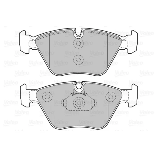 Sada brzdových platničiek kotúčovej brzdy VALEO 598811 - obr. 1
