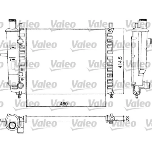 Chladič motora VALEO 731304