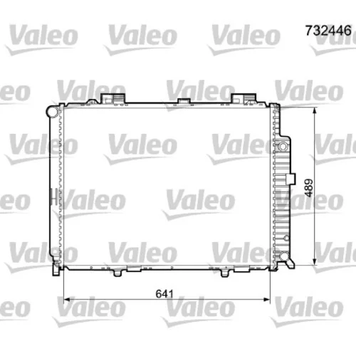 Chladič motora VALEO 732446