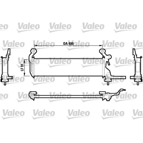 Chladič motora VALEO 732604