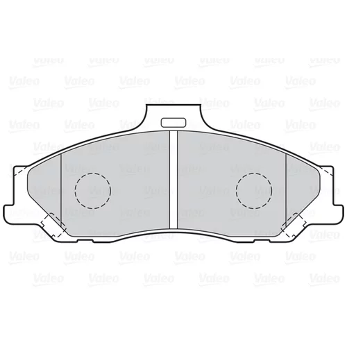 Sada brzdových platničiek kotúčovej brzdy VALEO 302060 - obr. 1