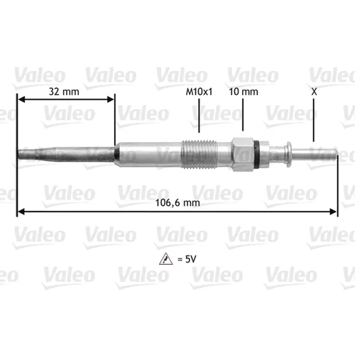 Žeraviaca sviečka VALEO 345134