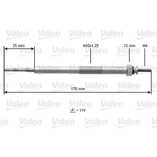 Žeraviaca sviečka VALEO 345216