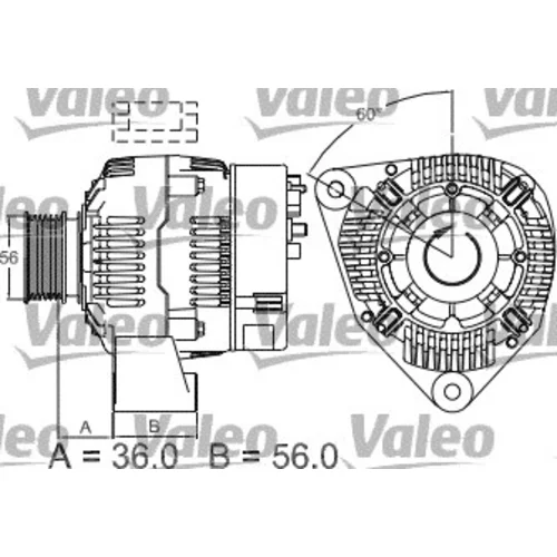 Alternátor VALEO 437489 - obr. 5