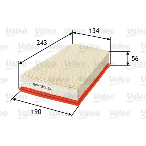 Vzduchový filter VALEO 585030