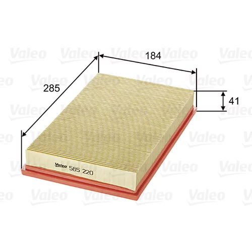 Vzduchový filter VALEO 585220