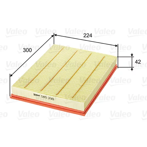 Vzduchový filter VALEO 585290